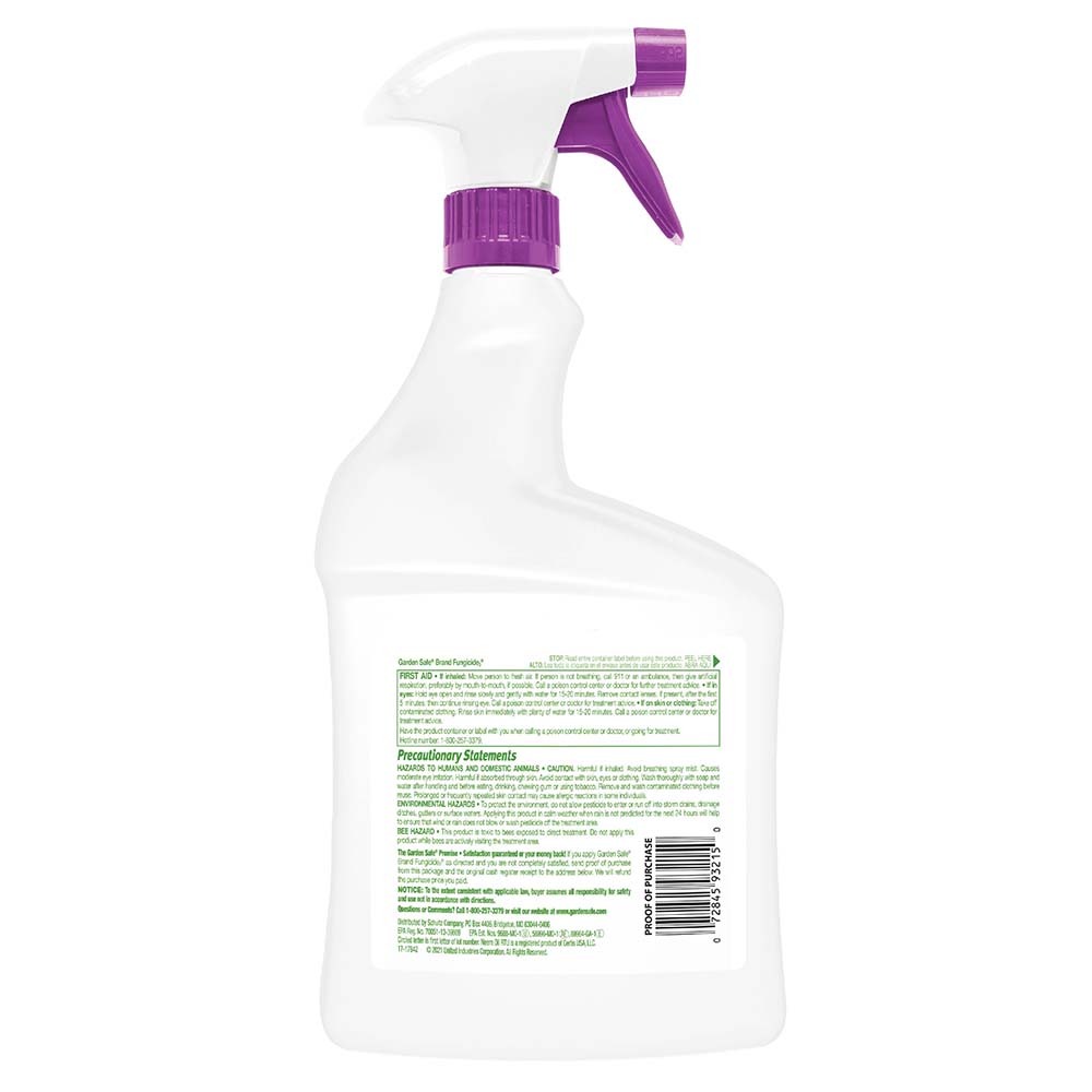 HG-93215 Fungicide3® (Ready-to-Use), 32 fl oz - Back Render
